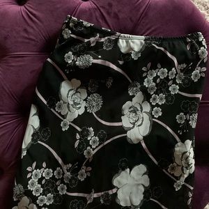 VINTAGE Floral Midi Skirt